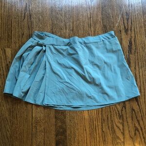 AVIA Teal Layered Stretch Tennis Skort with Shorts